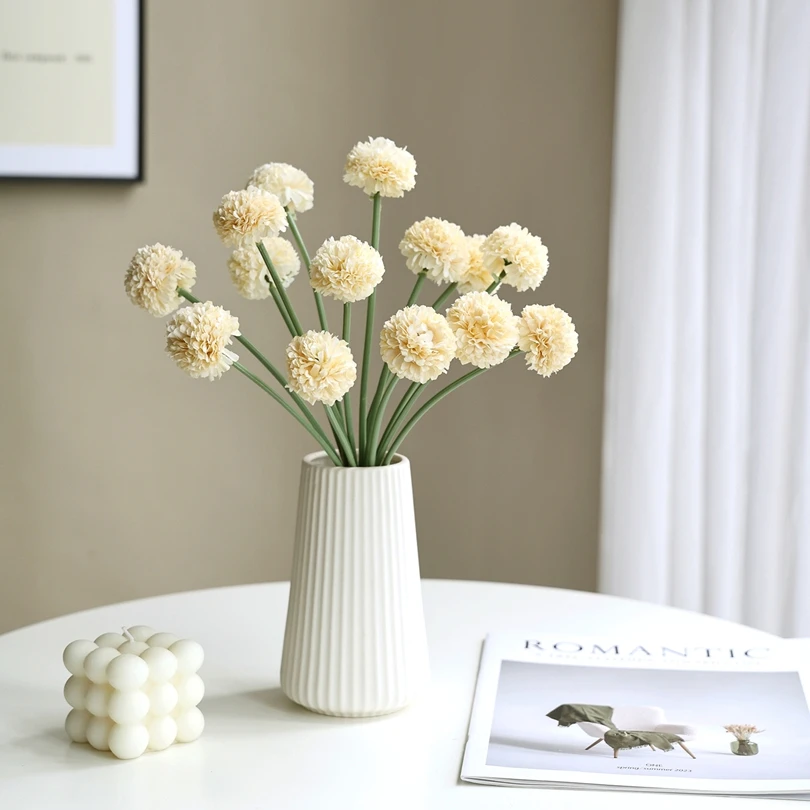 

Artificial Flowers Silk Mini Ball Chrysanthemum Home Room Wedding Bridal Bouquet Decora Valentine Outdoor Yard DIY Gifts Hotsale