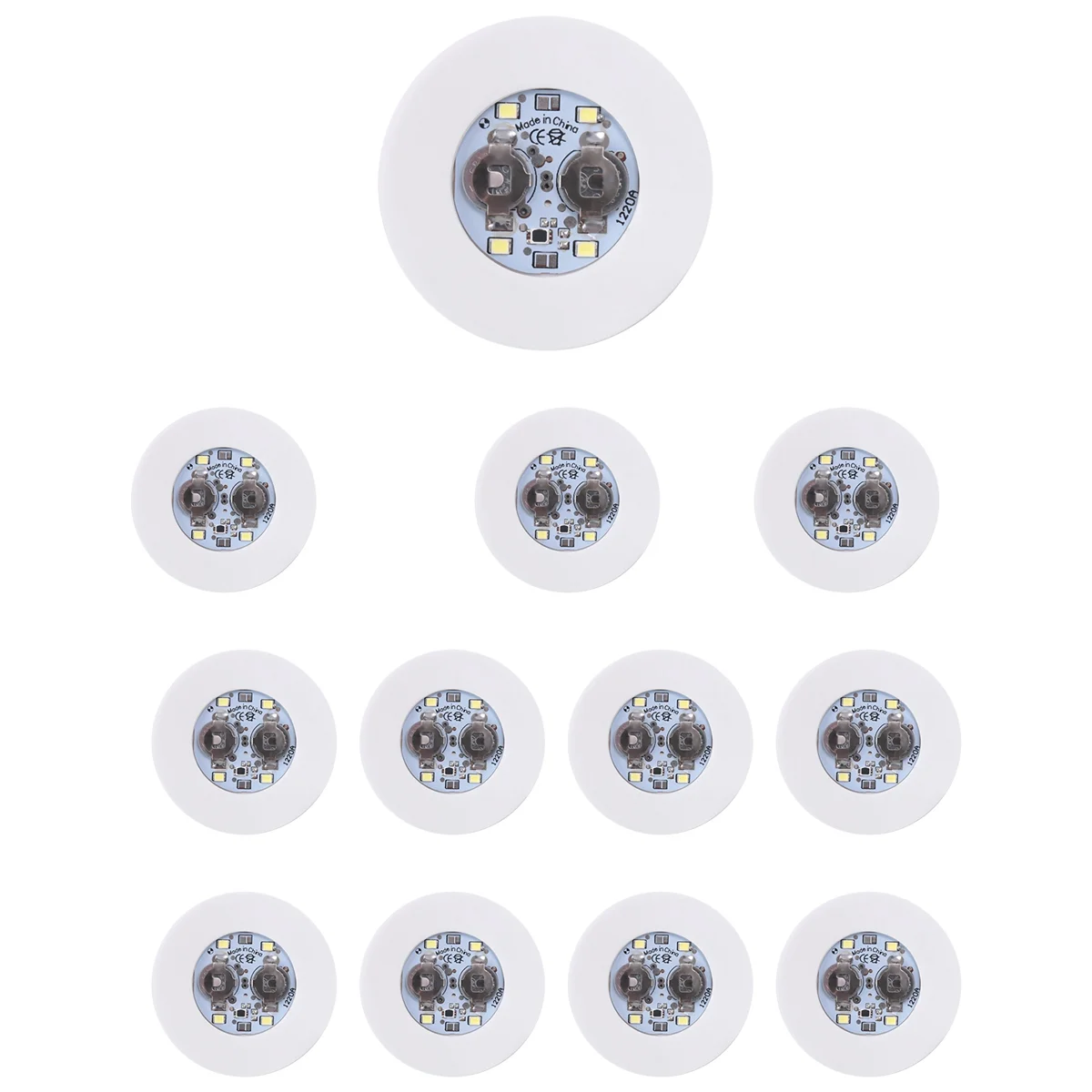

AD30-LED Coaster,12 Pack Light Up Coasters,LED Bottle Lights,LED Sticker Coaster Discs Light Up for Flash Light Up Cup