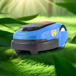 Robot tosaerba da giardino senza cavo virtuale, controllo app, sensore visivo, tosaerba robotizzato intelligente, ricarica automatica da 1000 mq