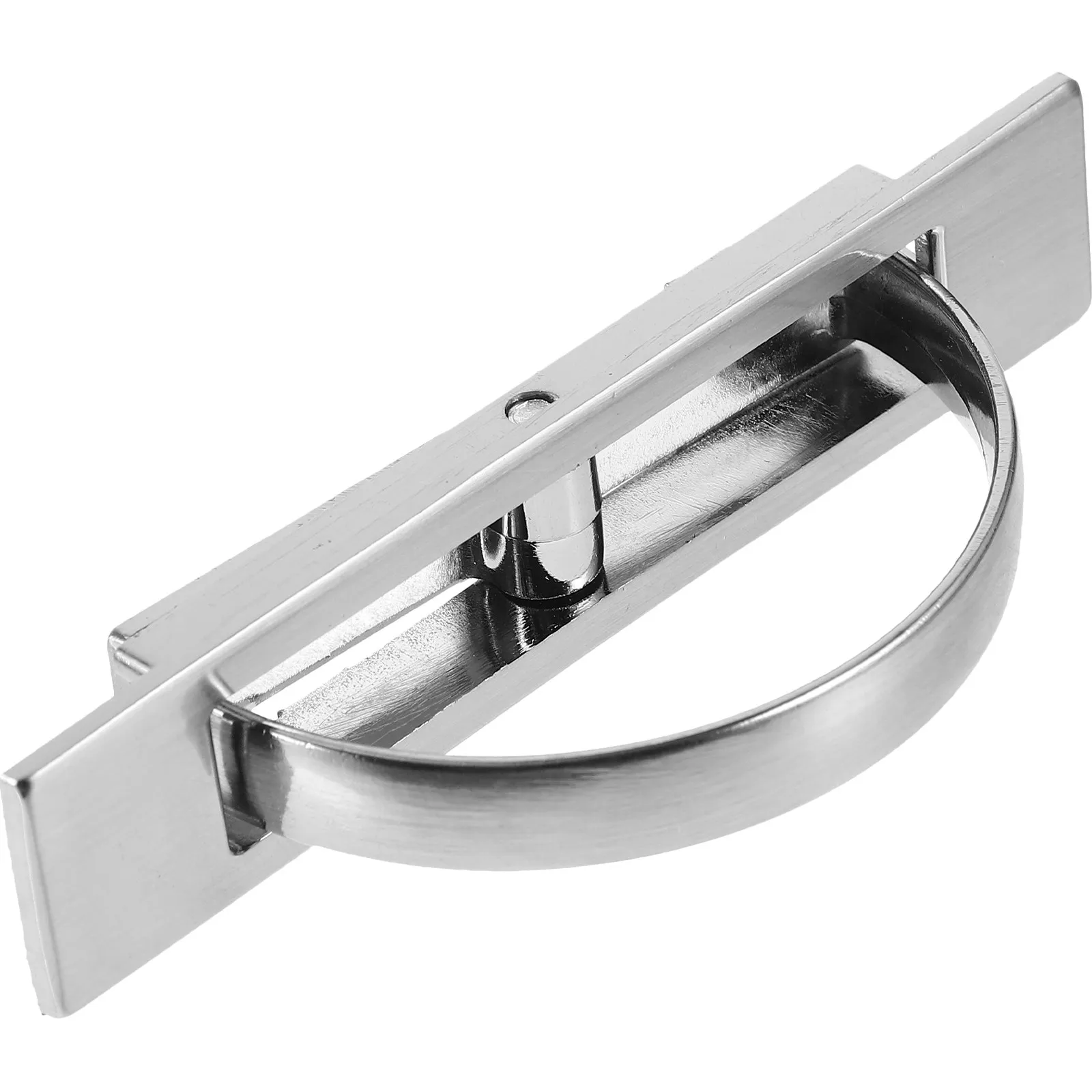 Hidden Rotating Zinc Alloy Cabinet Handle for Drawer Door Tatami Furniture – Modern Minimalist Recessed Pull