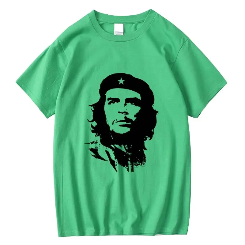 Men High Quality Short Sleeve 100% Cotton Che Guevara Revolution Printed Men T-shirt Casual O-neck Men\'sT-shirt Female Tee Shirt