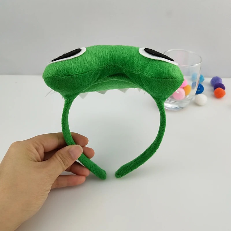 Party Ocean Headband Bow Tie Tail Crocodile Set Birthday Gift Animal Hair Band Plush Headwear Halloween Costume Cosplay