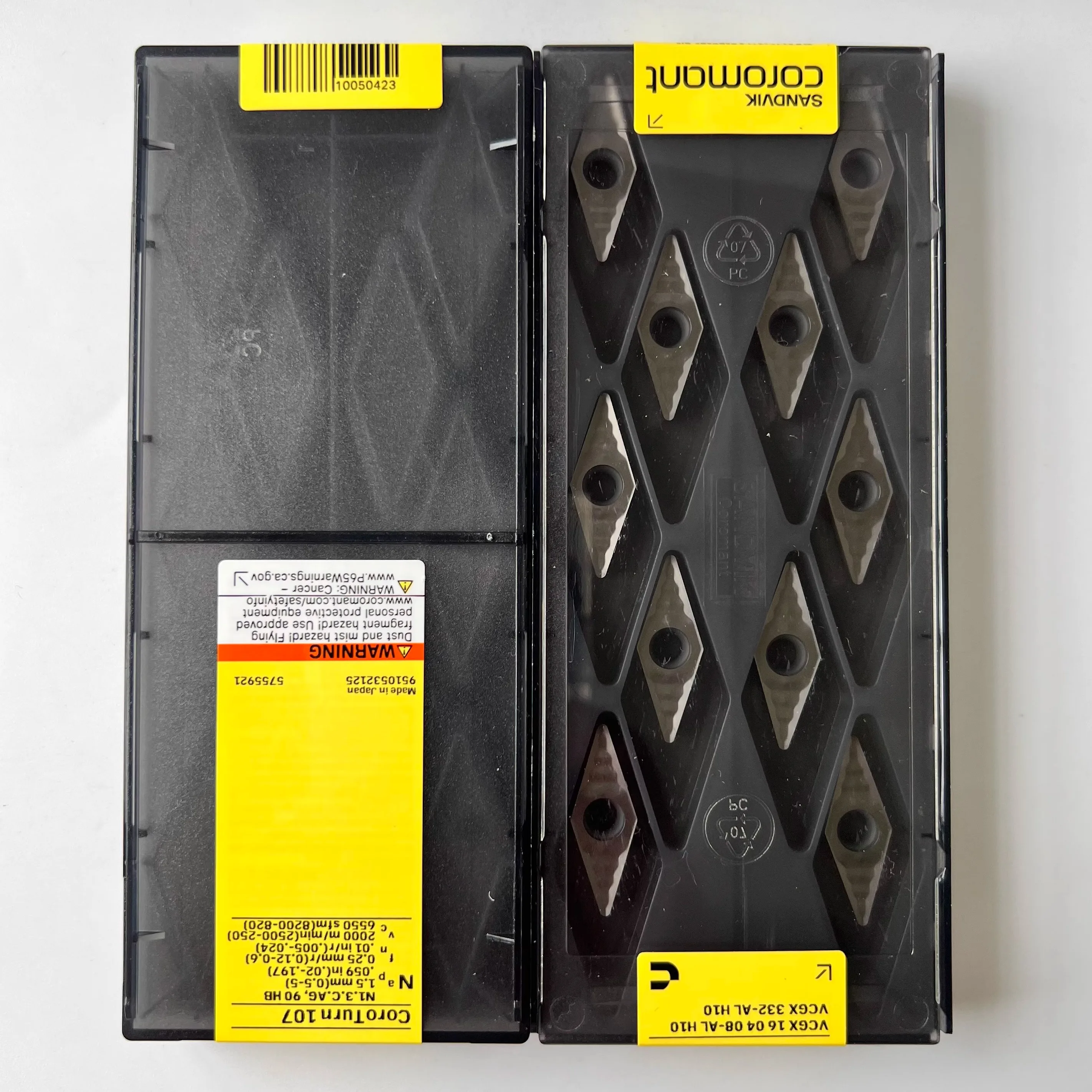 

VCGX160408-AL H10 / Original carbide blade 10 Pcs