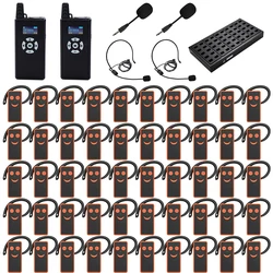 Wireless Whisper Tour Guide System 2.4G Simultaneous Interpretation System for Group Teaching Training Tourism Visit Church