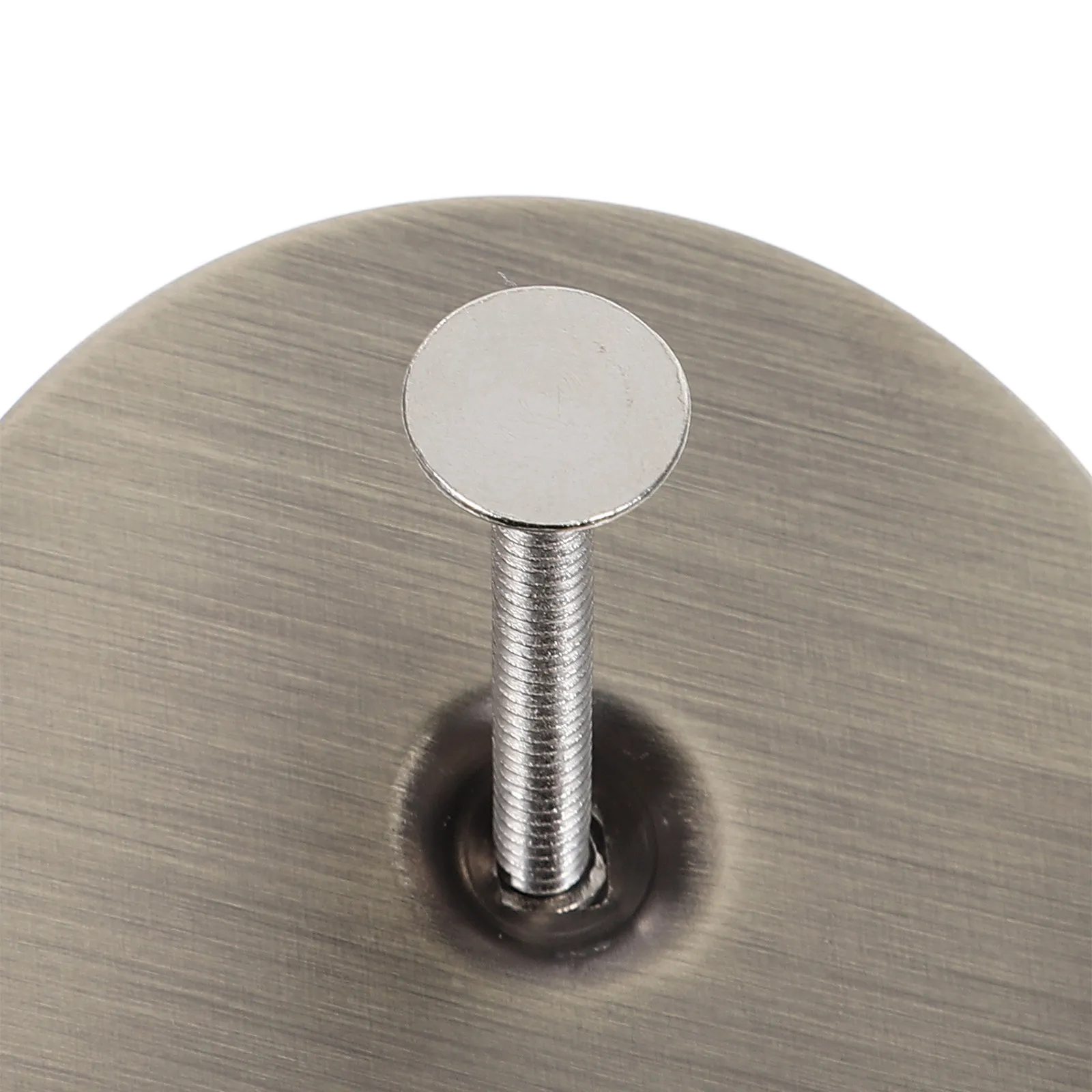 2Sets Stainless Steel Door Hole Cover Plate 2.6 Inch Anti-Pry Deadbolt Cover Plate Screw Nut Entry Door Lock Hole Filler