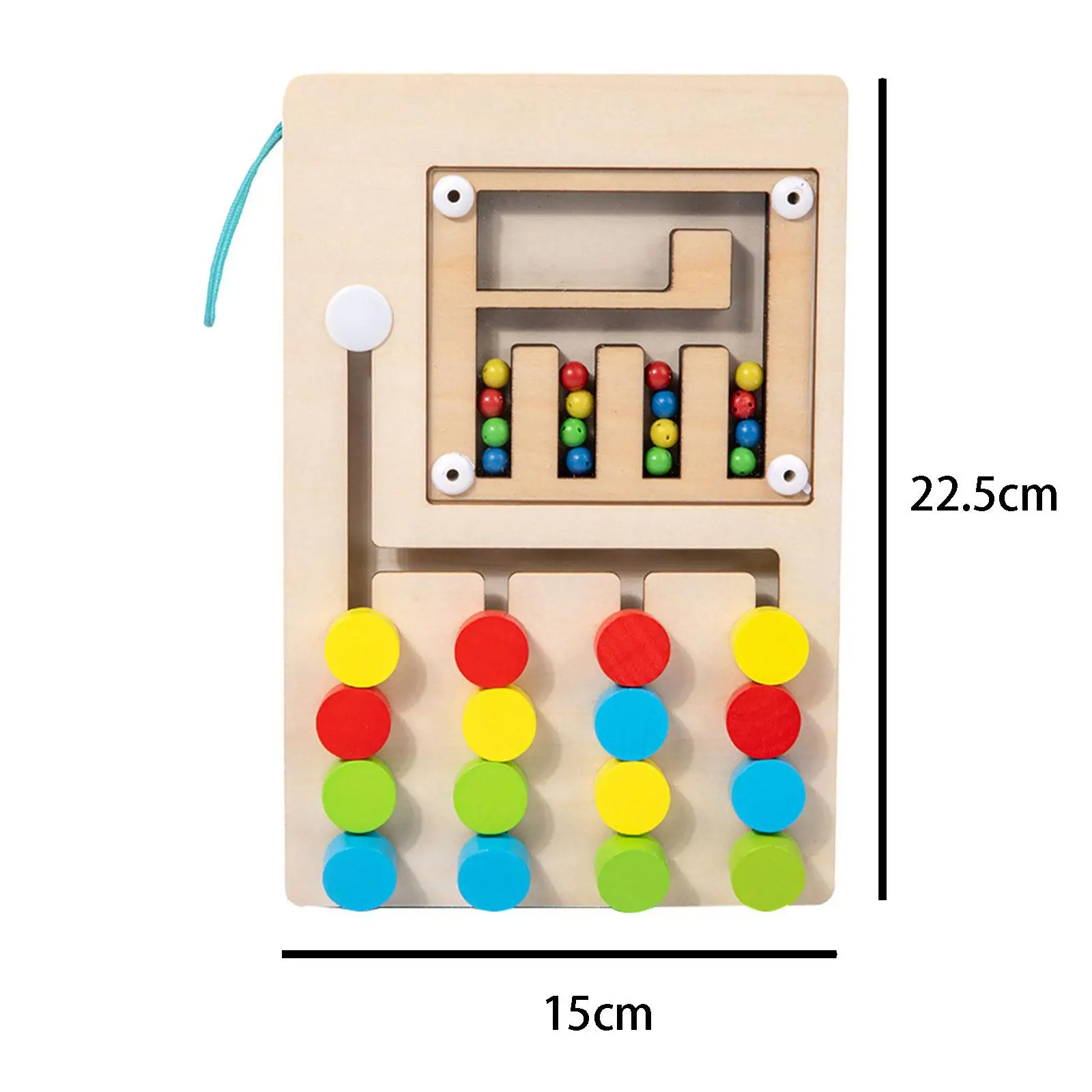 Tablero de rompecabezas de madera Montessori a juego, educativo temprano para edades de 3 años o más