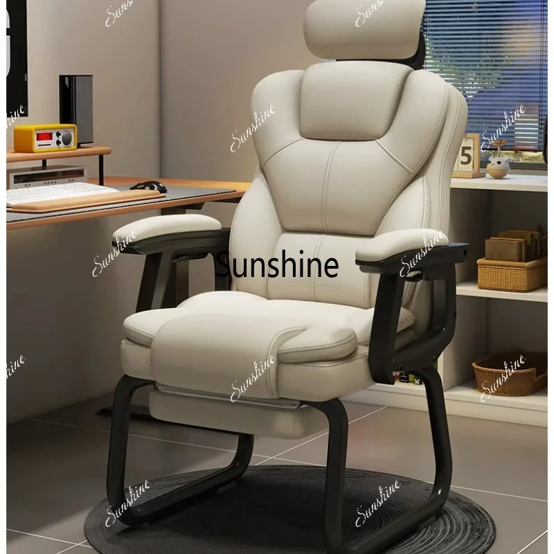 Computer chair comfortable sedentary dormitory desk office chair reclining sofa chairTJ