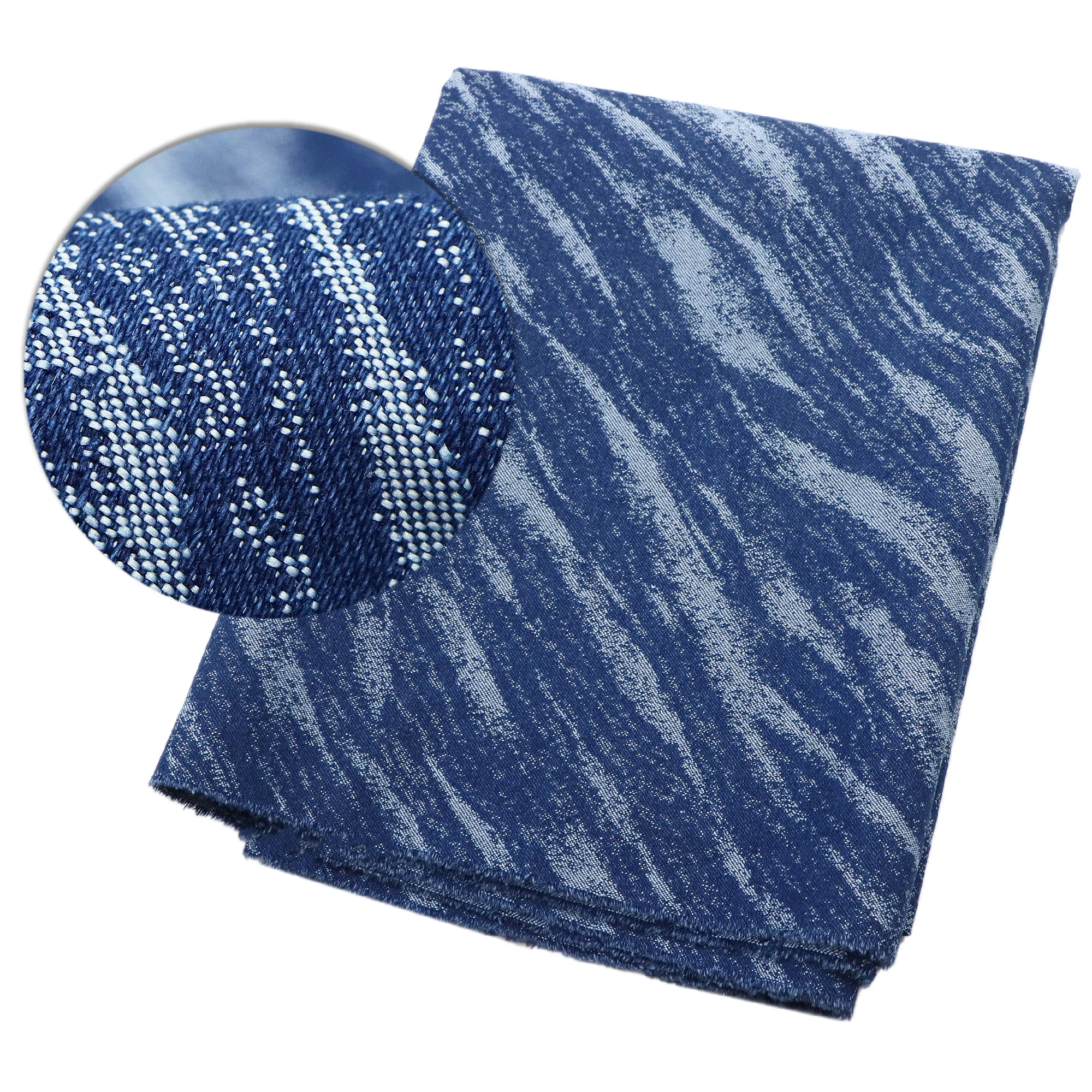 

Предварительно вырезанная джинсовая ткань в полоску, 1 шт., 61,02x19,68 дюймов (155x50 см)