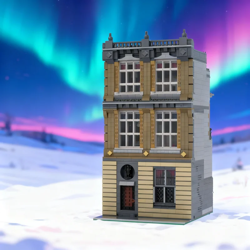 

5360pcs MOC The Black Owl Law Modular Streetscape Model Building Blocks Creative DIY Gift Display Decor Assemble Premium Adult