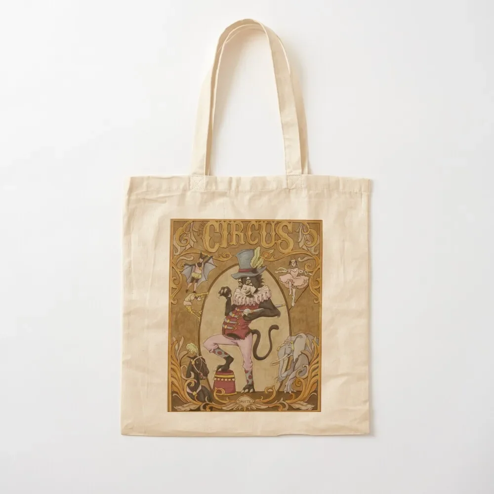 

The Devil's in the Circus Tote Bag shopping bags foldable Customizable tote bag Bag