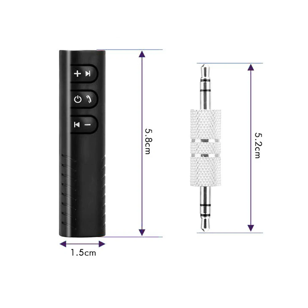 New 3.5mm Jack Wireless Bluetooth 5.0 Receiver Transmitter Adapter For Car Music Audio Aux A2dp Headphone Reciever Handsfree