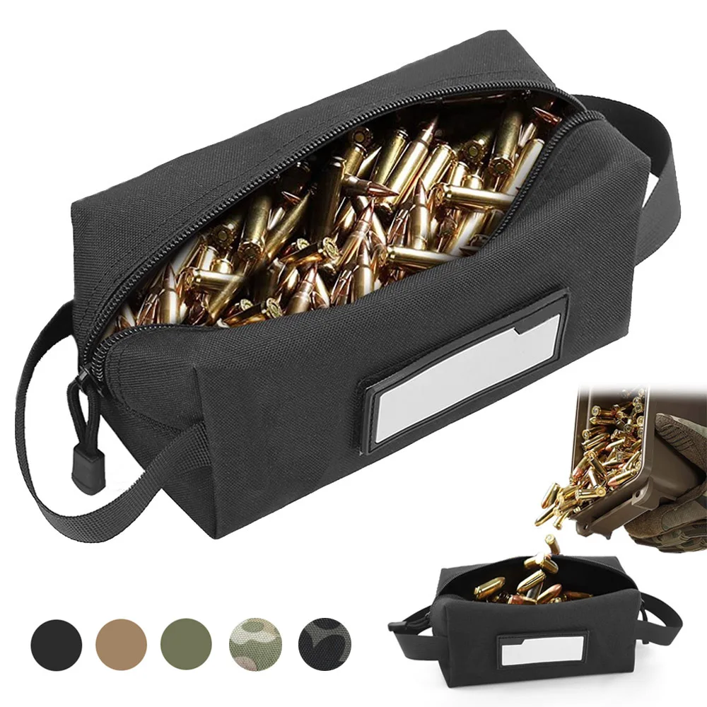 Tactical Ammo Pouch 1000D Magazine Pouch Rifle Cartridge Bullet Carrier Bag EDC Tool Bag Medical Utility Pouch Hunting Handbag