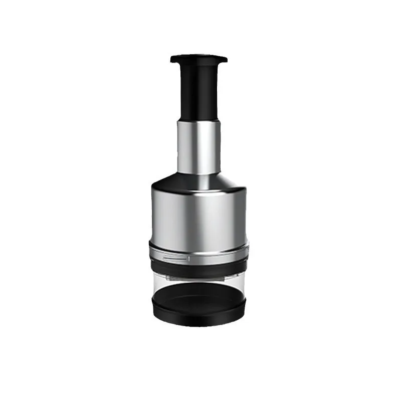 Multifunctional garlic cutter, vegetable cutter, manual kitchen supplies, household stainless steel garlic mashing artifact