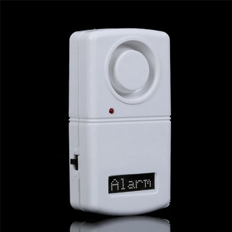 Detector de vibración de alta sensibilidad, alarmas de terremotos con iluminación LED, alarma eléctrica inalámbrica para puerta y coche