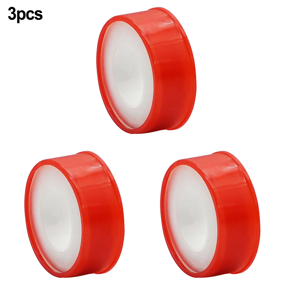 3pc PTFE Thread Sealing Tape for Water Gas Plumbing Pipe Threads 20 Meters Waterproof Tape for Leak Protection