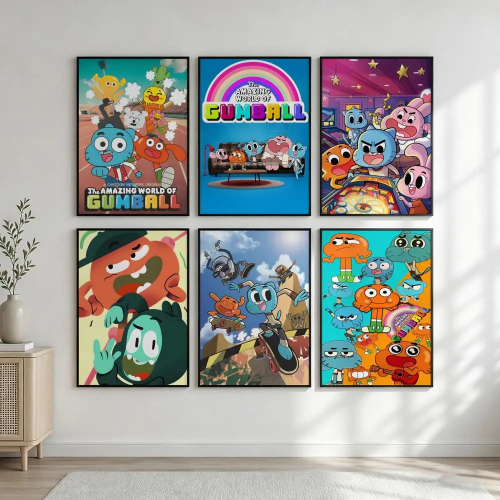 The Amazing World of G-Gumball Poster Premium Plain Wall Prints Teen Room Dorm Home Decor Art Poster Gifts