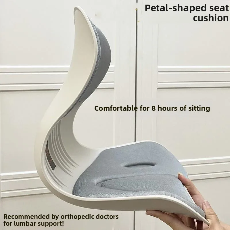 Comfortable Office  Cushion Lumbar Support Ergonomic Design Integrated Backrest Pad Long Time Sitting Not Tired