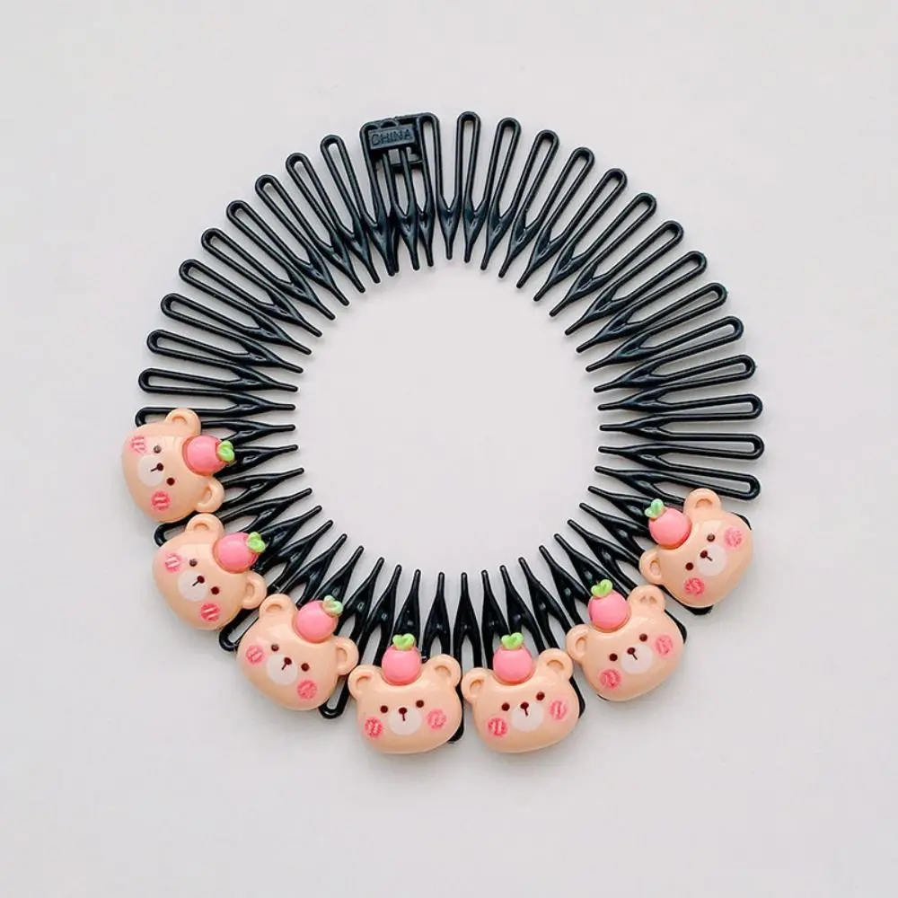 

Весенний мультяшный невидимый дополнительный держатель для волос, фиксированные расчески с зубами, расческа для укладки волос, одежда для волос, мультяшный дизайн, расчески с фиксированными зубами