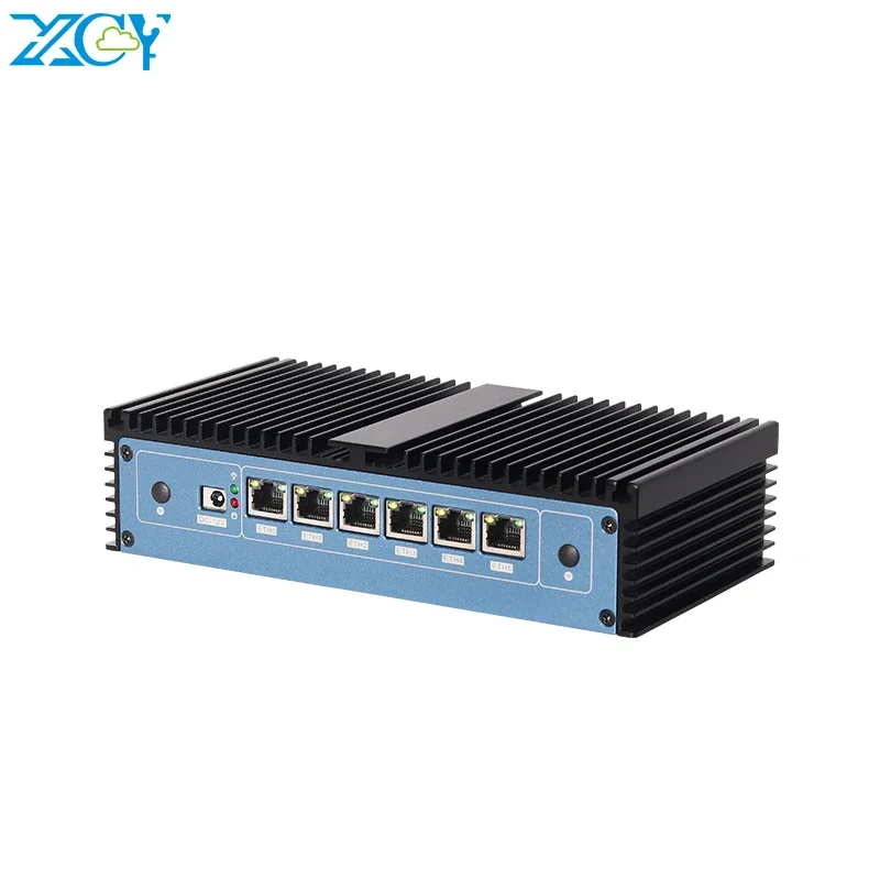 XCY Industrial firewall Router Core i3 6100U 6 gigabit nic mini pc Pfsense with i211 wifi 4G optional OEM