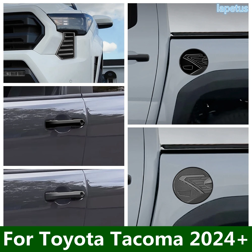 

Outside Door Pull Doorknob Handle Bowl Car Gasoline Petro Diesel Fuel Tank Oil Filler Cover Cap Trim For Toyota Tacoma 2024 2025