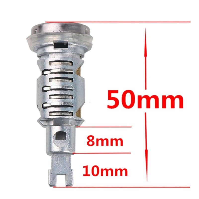 Car Front Left Door Lock Cylinder For Fiat 2006-2014 Ducato Auto Door Lock Core Barrel With 2Pcs Key
