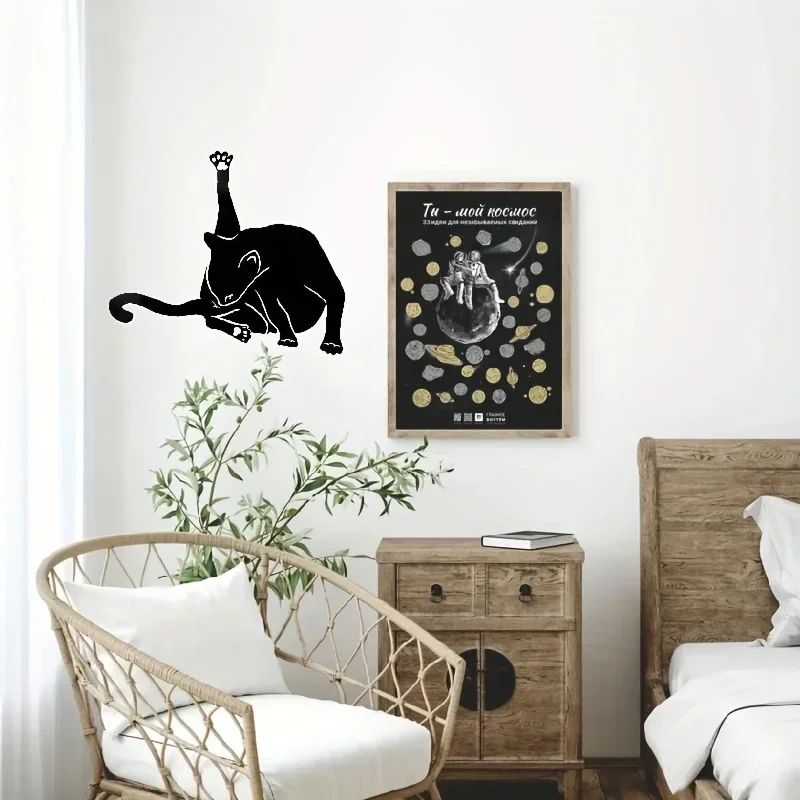 

metal iron Wall Decoration Metal Crafts Pendant Black Cat Metal Art Home Decor Outdoor Courtyard Indoor Applicable Decoration M