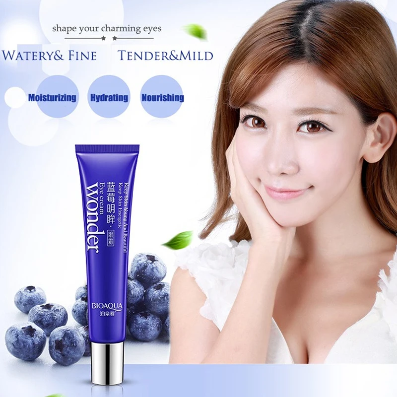 Bioaqua Blueberry Eyes Cream Firming Eye Anti Puffiness Dark Circles Under Eye Remover Moisturizing Eyes Skin Care Products