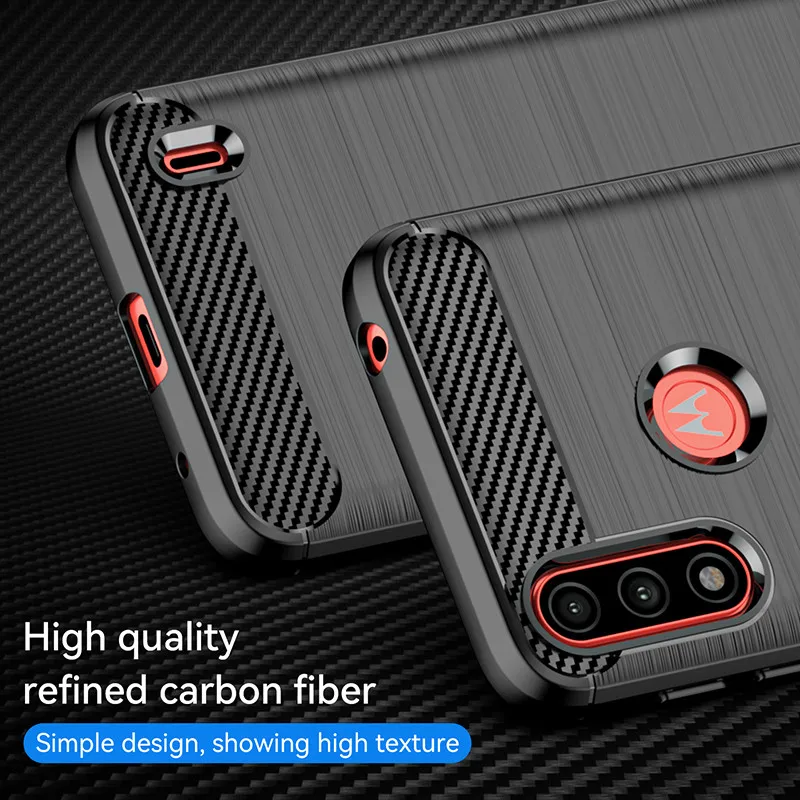 For Motorola Moto E7 Power Case Moto E7i E7 Power Cover 6.51 inch Shockproof Soft Silicone Protective Bumper For Moto E7i Power