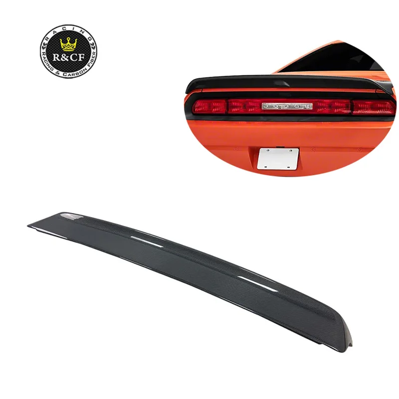 

Red eye Style Carbon Fiber Rear Spoiler For Dodge Challenger SRT Hellcat 2015-21