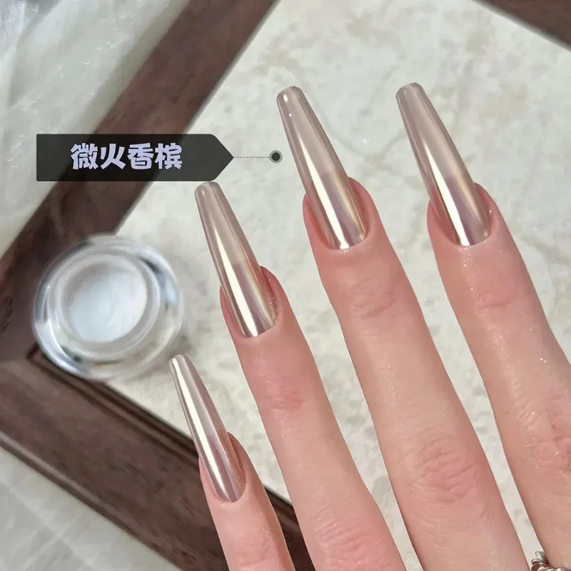 Aurora Moonlight Silver Magic Mirror Powder Transparent Illusion Color Dust Chrome DIY Manicure Aurora Dust Nail Art Decoration