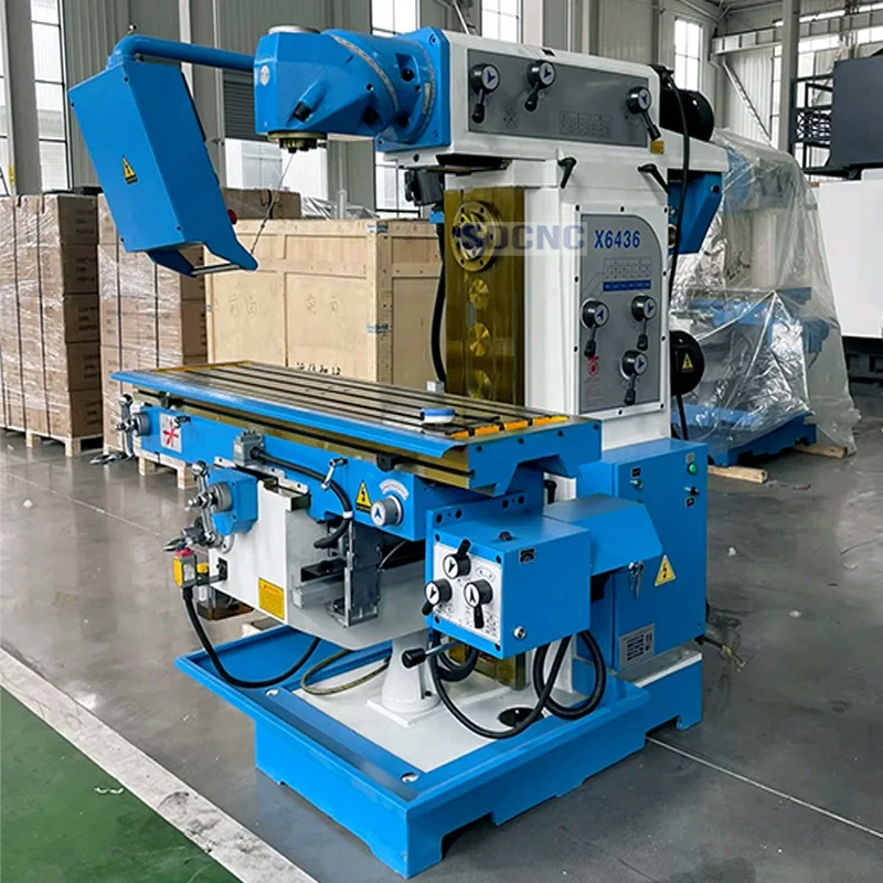 High Quality Universal Milling Machine  3 Axis Multifunctional Milling Machine X6436