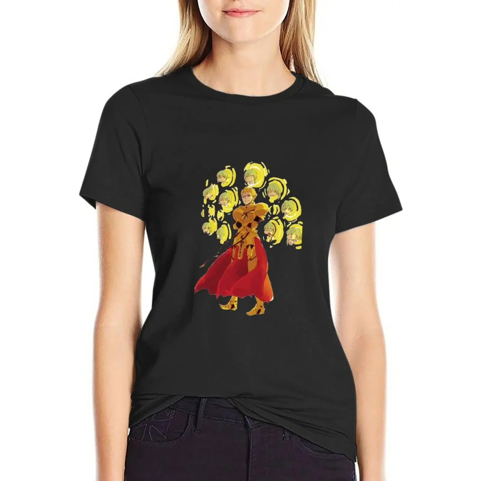 

Gilgamesh using the best weapon T-Shirt plus size tops quick-drying vintage clothes t-shirts for Women pack