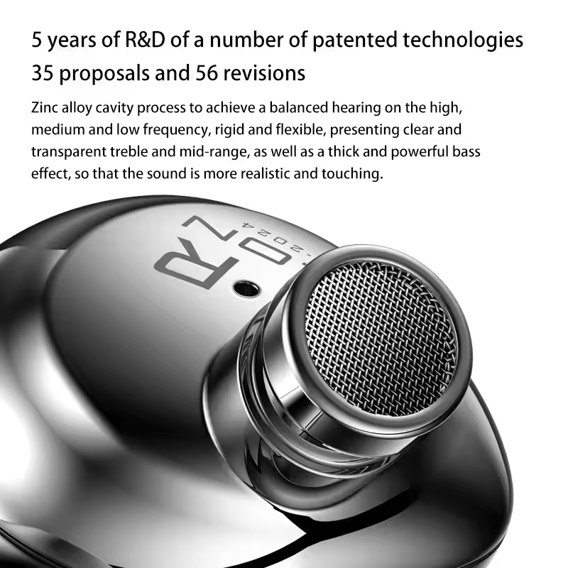 BLON BL03 II 10mm Dual-Chamber Dynamic Driver IEM Hifi Music Earphones with 0.78mm 2-Pin Detachable Cable Compatibility - Image 4