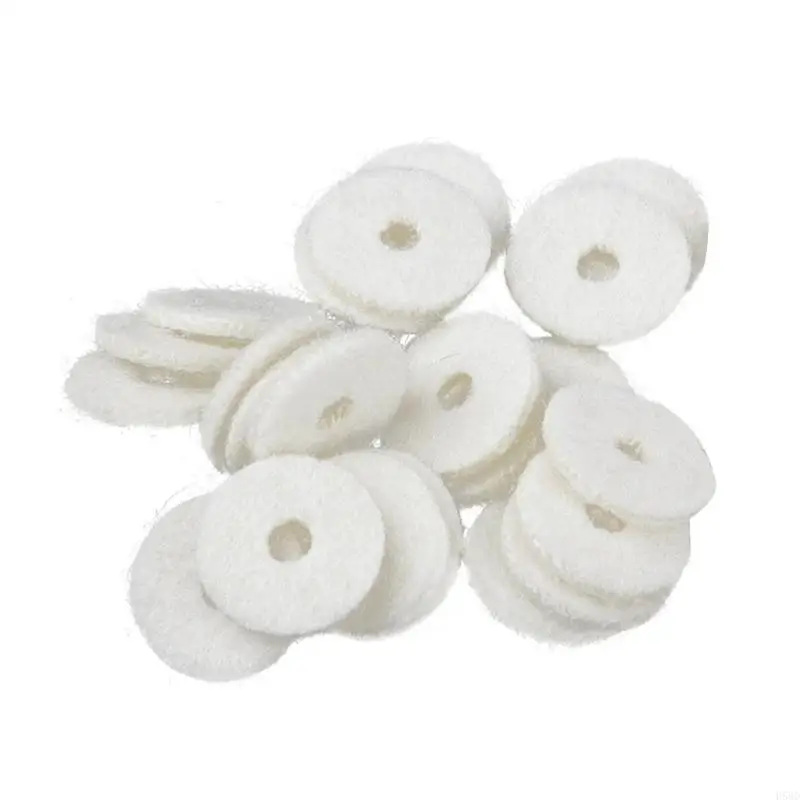 90Pcs Piano Rings Gaskets, Soft Wool Felt Discs Piano Small Tuning Piano Felt 