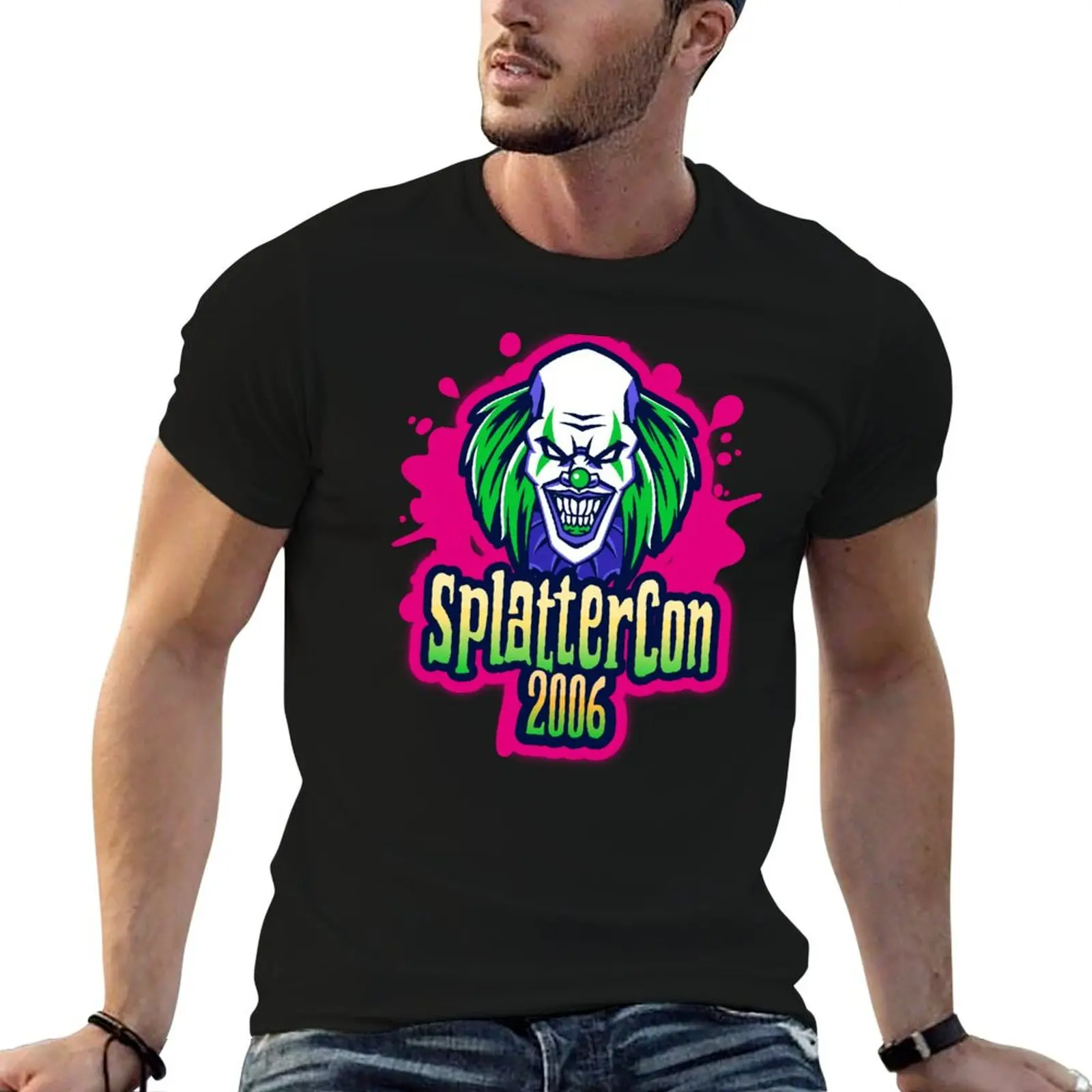 SplatterCon 2006 Harry Dresden Jim Butcher Fan Art/Parody Design T-Shirt Running Performance Short Sleeve Tee