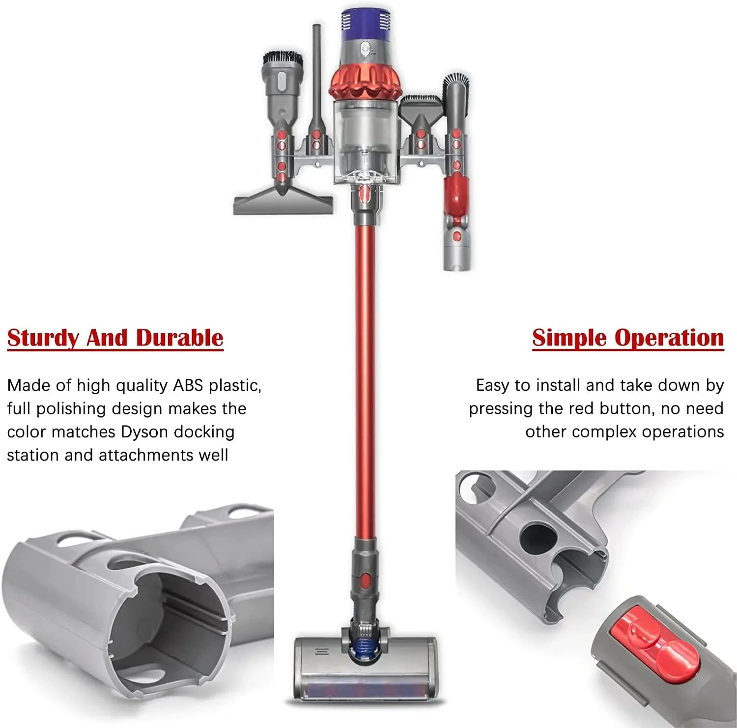 Für Dyson V7 V8 V10 V11 Staubsauger Ersatz Lade Halterung Lagerung Halterung Reinigung Pinsel Set Zubehör Ersatzteile