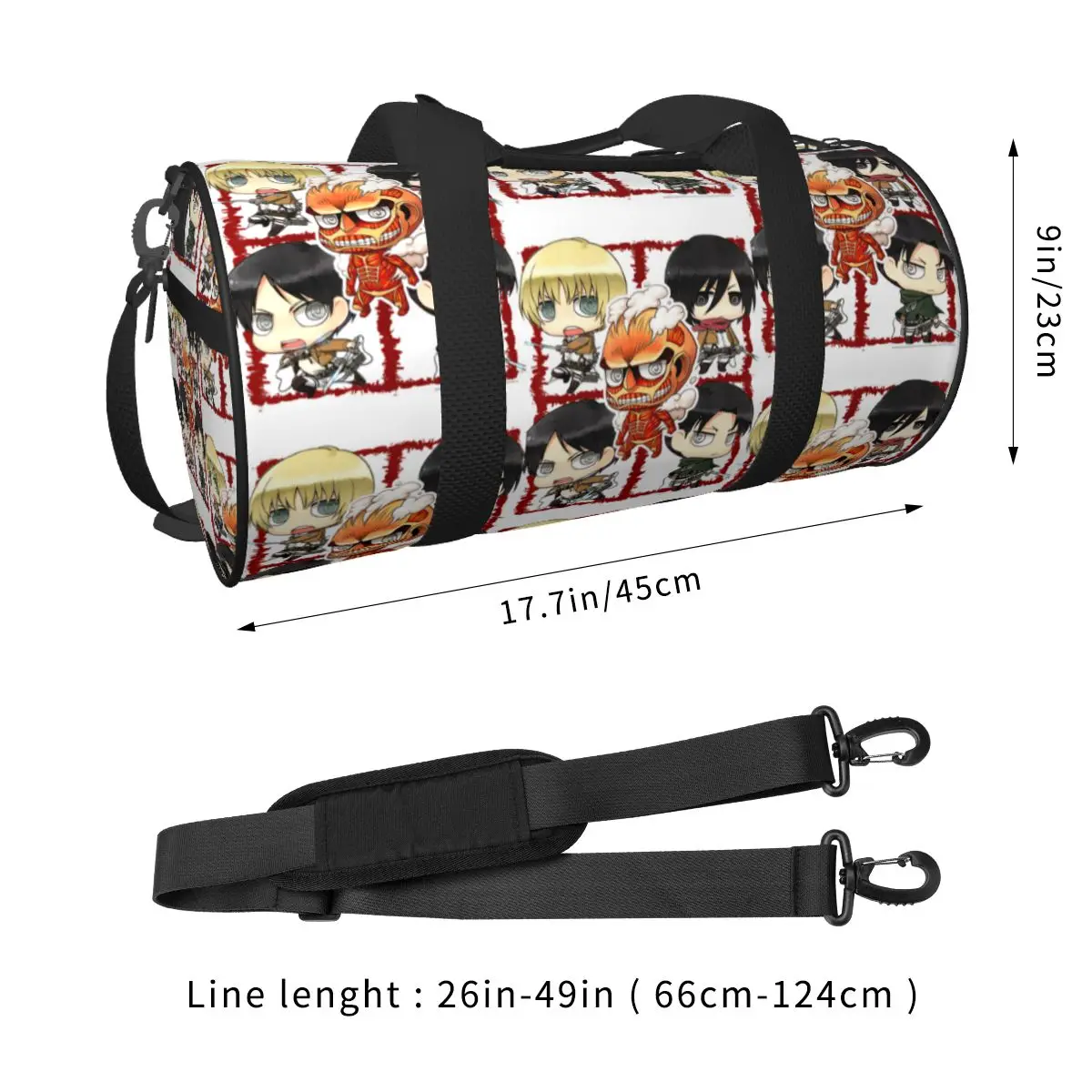 Classic Manga Sports Bags Boy Cool Training Gym Bag Gym Accessories Retro Handbags Male Female Printed Weekend Fitness Bag