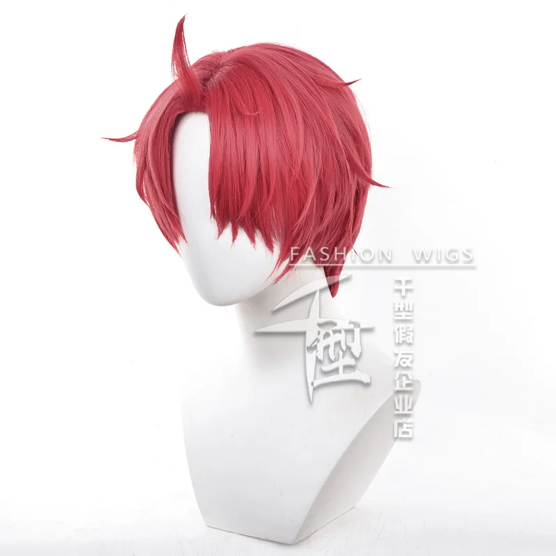 DAN DA DAN Jin Enjoji Parrucche Cosplay Corti 30 cm Capelli Sintetici Jiji Enjoji Dandadan Parrucca Halloween Festa Di Natale + Protezione Della Parrucca