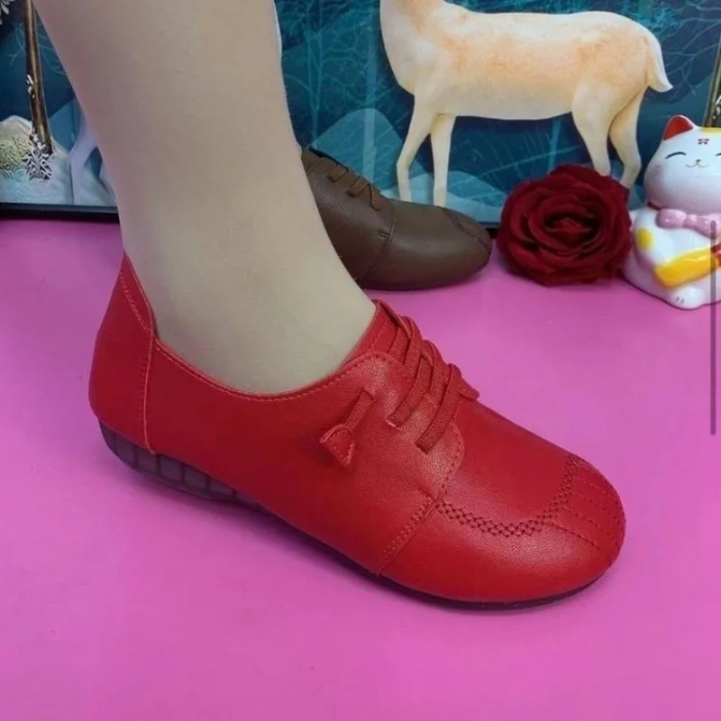 2025New أحذية نسائية كاجوال مريحة ومتعددة الاستخدامات وخفيفة الوزن ومقدمة مستديرة أحذية للأم