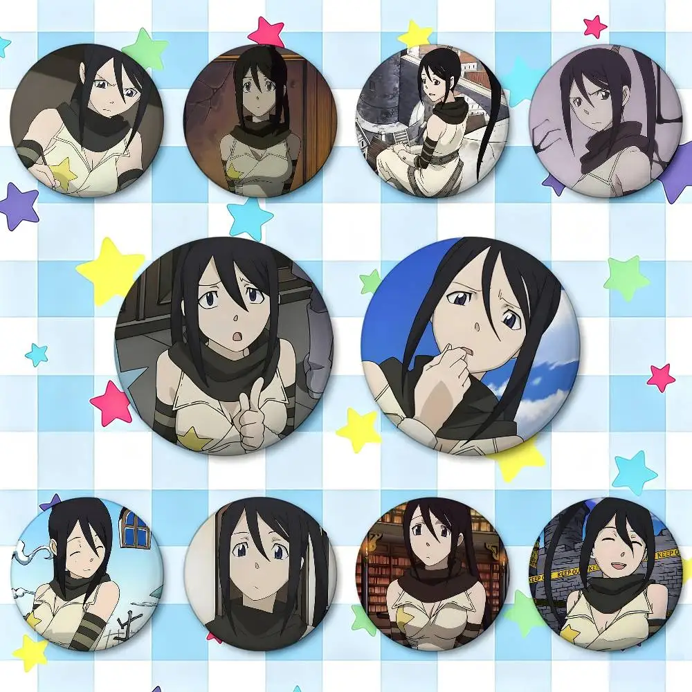Tsubaki Badges 25 32 44 58 75 Mm Round Cosplay Pin Bag Decor Fans Collect Friends Gifts Brooch Souvenir