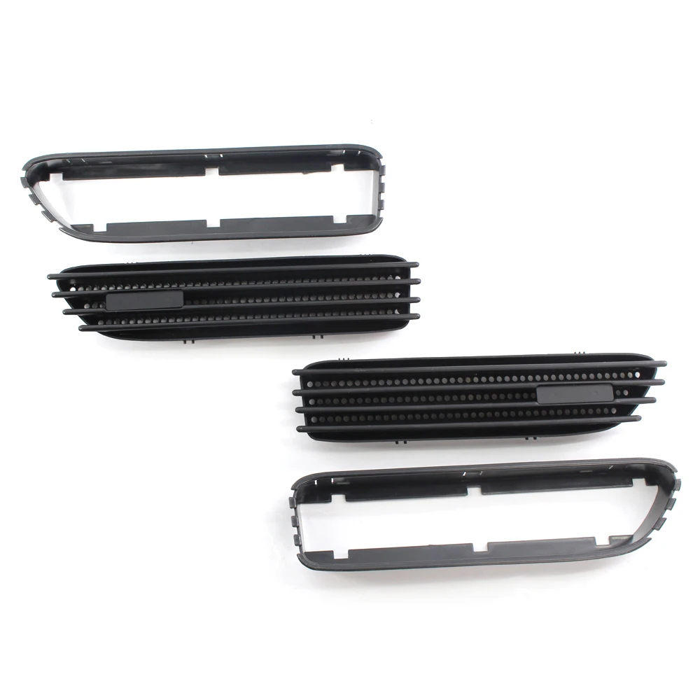 1 Pair of Fender Vents Dumb Black Side Grill Grille Fender Vents Replacement for BMW E46 M3 01-06 Plastic Material