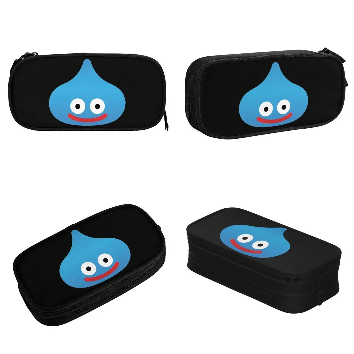 Dragon Quest kotak pensil Slime anak, tas penyimpan pena cantik, kantung pensil perlengkapan sekolah penyimpanan besar anak laki-laki dan perempuan