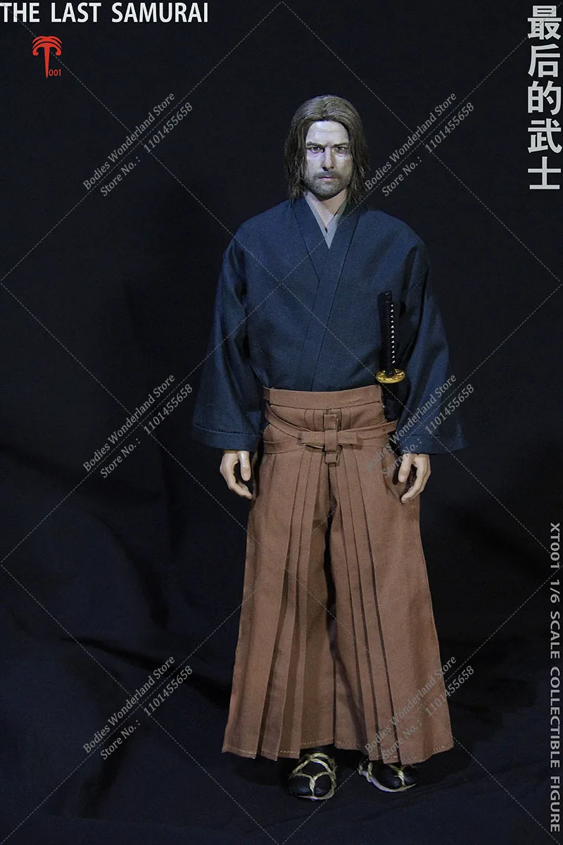 XT001 1/6 Scale The Last Samurai Bushidou Japanese Warrior Tom Cruise 12Inch Male Solider Action Figure With Hand Type Weapon