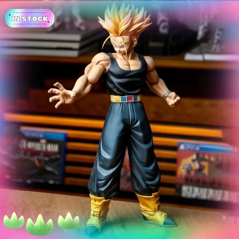 

New Dragon Ball Action Figure Trunks Figures Saiyan Torankusu Figurine Model Statue Doll Collection Decoration Toy Gift