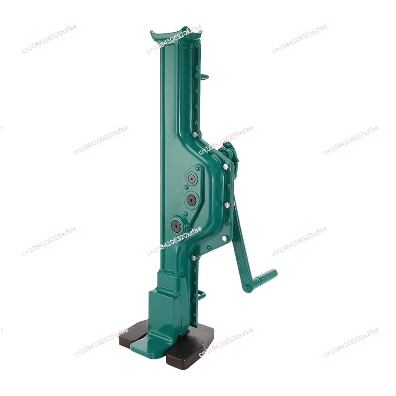 

Hand cranked spanning top mechanical jack rack hoist spiral claw jack