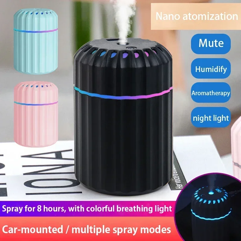 

Mini Air Humidifier USB LED Mist Maker Ultrasonic Humidifier For Bedroom