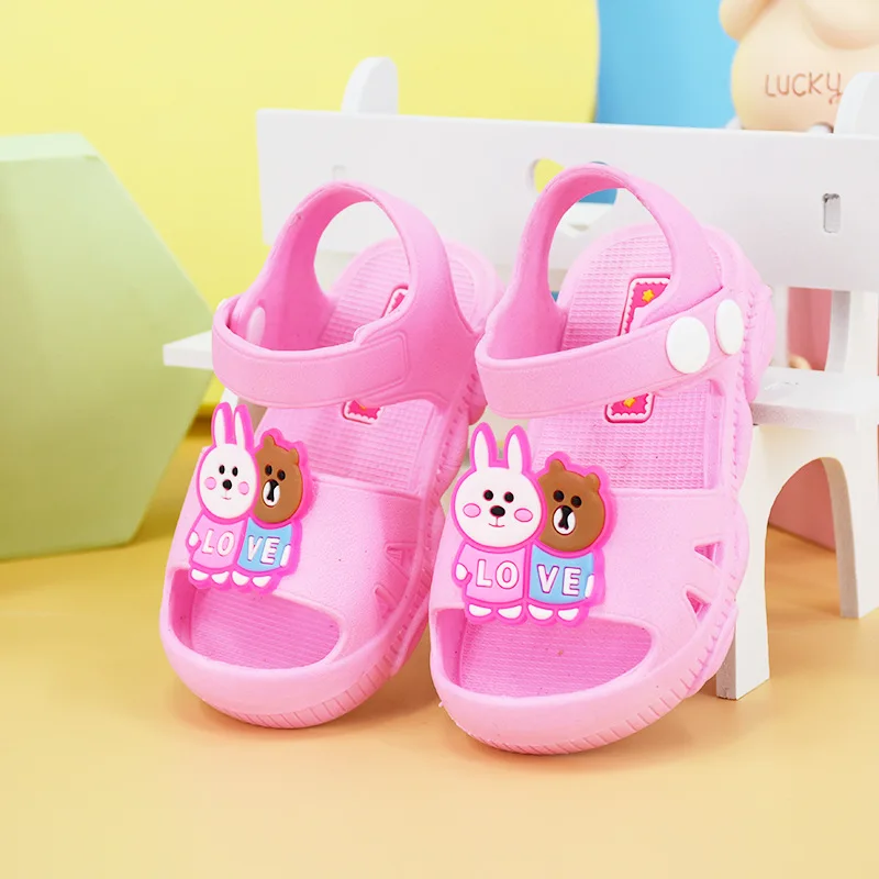 Baby Sandals Boys and Girls Baby Toddler Shoes Non-slip Soft-soled Shoes 1-3 Years Old Sandals Summer Baby Shoes