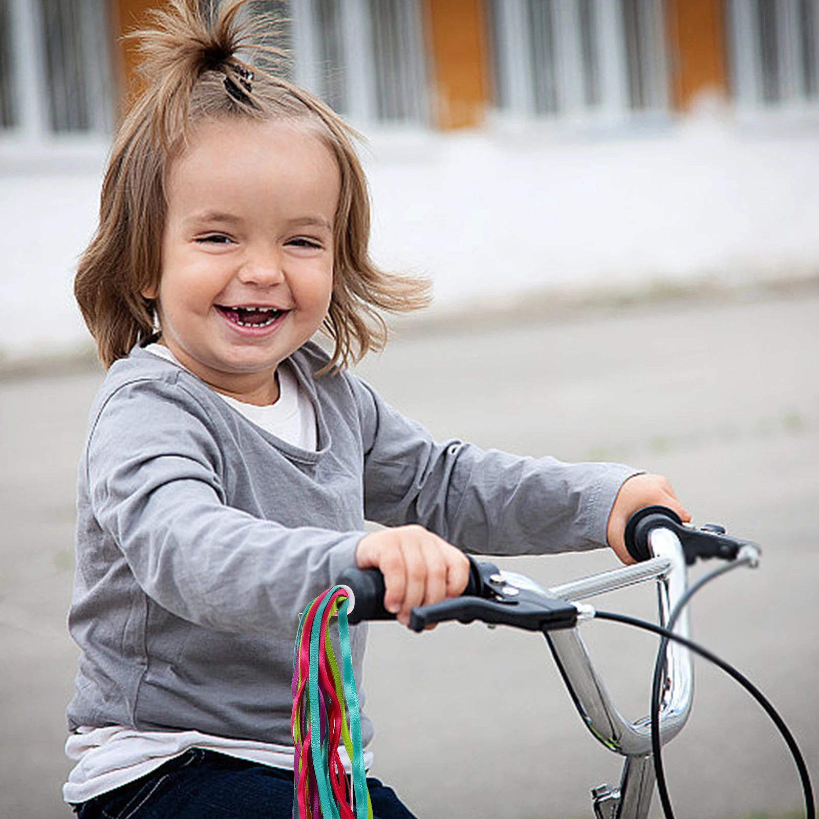 

One Pair Colorful Childrens Bike Handlebar Streamers Sparkly Ribbons for Bikes Tricycles Scooters Dance in Wind Ride Decor
