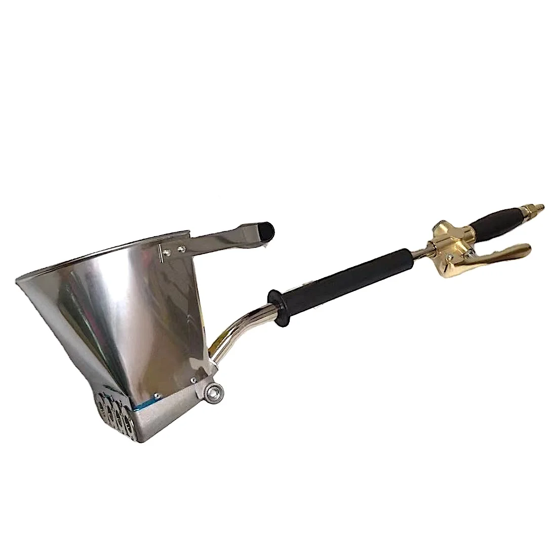 

TY92814 Pneumatic Handheld Mortar Sprayer Wall Plastering Machine 4 Jet Stucco Spray Gun Cement Shotcrete Spraying
