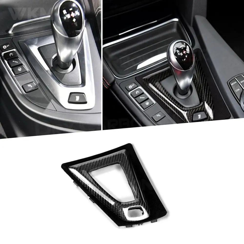 Replacements Decorations Car Styling Carbon Fiber Multimedia Button Panel for BMW 3 Series F80 M3 4 Series F82 F83 M4